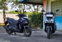 Hasil pengujian konsumsi BBM Vario 160 dan Yamaha Lexi LX 155.(poto: kompas.com).