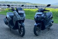 Komparasi Honda Vario 160 Evo dan Yamaha Lexi LX 155.(poto: kompas.com).
