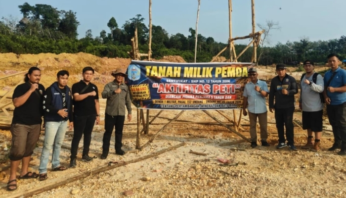 Bupati Merangin H M Syukur mengapresiasi langkah cepat jajaran Polres Merangin dalam mengusut kasus penambangan emas tanpa izin di atas lahan pemerintah.(poto: kominfo).