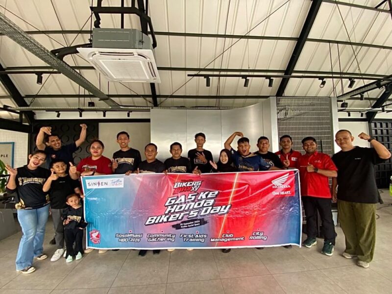 PT Sinar Sentosa Primatama (Sinsen), mematangkan kesiapan para pengendara melalui ajang edukasi bertajuk “Gas ke Honda Bikers Day 2026”.(poto: jamberita.com).