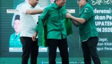Bupati Batang Hari Mhd. Fadhil Arief(tengah) membuka secara resmi kegiatan Konfercab GP Ansor Batang Hari Tahun 2026.(jamberita.com).