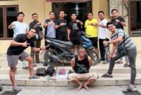Satreskrim Polres Bungo berhasil mengamankan seorang pria berinisial JY yang menjadi tersangka utama dalam kasus pencurian dengan kekerasan di kawasan Perumahan Bungo Persada Indah.(poto: jambiprima.com).