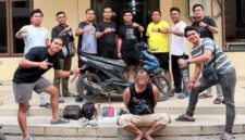 Satreskrim Polres Bungo berhasil mengamankan seorang pria berinisial JY yang menjadi tersangka utama dalam kasus pencurian dengan kekerasan di kawasan Perumahan Bungo Persada Indah.(poto: jambiprima.com).