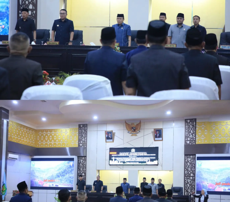 Dewan Perwakilan Rakyat Daerah Kota Sungai Penuh menggelar Rapat Paripurna I Masa Persidangan I pada Rabu (16/09).(poto: istimewa).