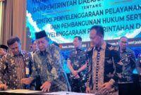 Pemerintah Kabupaten Merangin menjalin kerja sama strategis dengan Kantor Wilayah Kementerian Hukum Jambi pada Kamis (24/9).(poto: kominfo).