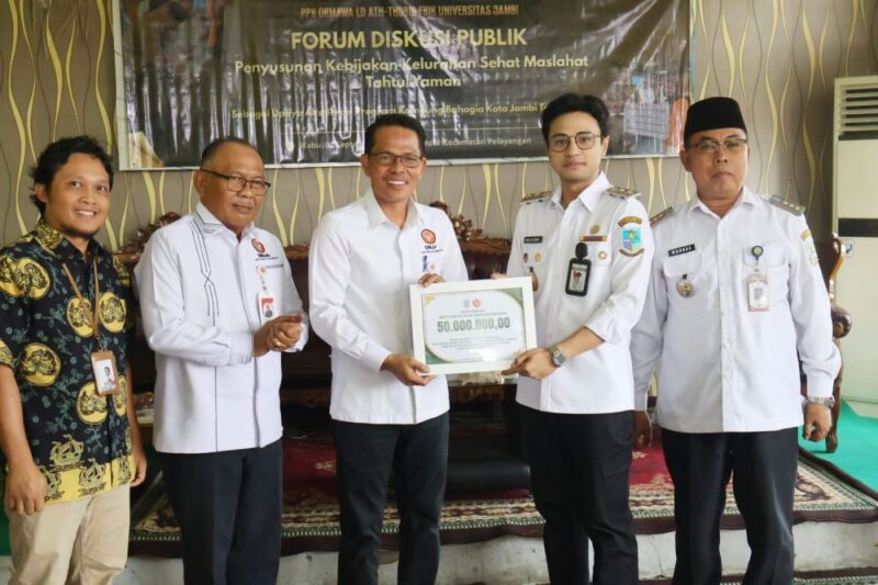 Universitas Jambi merintis penyusunan kebijakan Kelurahan Sehat Maslahat Jambi di wilayah Tahtul Yaman, Kota Jambi.(poto: jamberita.com).