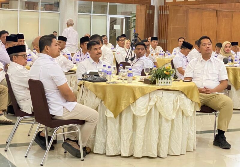 Ketua Gerindra Jambi SAH minta kaderisasi berjalan berkelanjutan hingga ke akar rumput demi memperkuat basis dan kepercayaan masyarakat.(poto: jamberita.com).