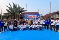 Camat Bathin III Juprizal meresmikan pembukaan turnamen bola voli puma CUP 4 di Lapangan Voli PUMA, Kelurahan Manggis, RT 05/RW 02, Kecamatan Bathin III, Kabupaten Bungo, Minggu (13/9/2026).(poto: jambiprima.com).