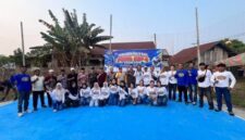 Camat Bathin III Juprizal meresmikan pembukaan turnamen bola voli puma CUP 4 di Lapangan Voli PUMA, Kelurahan Manggis, RT 05/RW 02, Kecamatan Bathin III, Kabupaten Bungo, Minggu (13/9/2026).(poto: jambiprima.com).