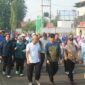 Kepala Badan Kepegawaian Negara RI Prof. Dr. Zudan Arif Fakrulloh menghadiri kegiatan olahraga bersama pejabat Bungo di depan Rumah Dinas Bupati Bungo, Jumat (4/9/2026).(poto: jambiprima.com).