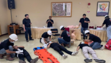 PetroChina Jabung menggelar lokakarya prosedur evakuasi medis darurat.(poto: istimewa).