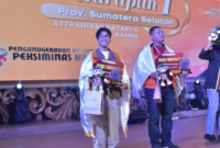 Kontingen Jambi Peksiminas 2026 sukses menorehkan prestasi membanggakan pada ajang Pekan Seni Mahasiswa Nasional XVIII yang berlangsung di Universitas Jember, Jawa Timur.(poto: istimewa).