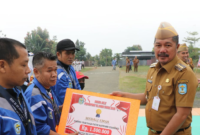 Pemerintah Kabupaten Kerinci menggelar Peringatan Hari Olahraga Nasional Tahun 2026 di halaman Kantor Bupati Kerinci, Bukit Tengah, Siulak, Senin (14/9/2026).(poto: istimewa).