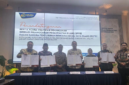 Wali Kota Sungai Penuh, Alfin, SH, menandatangani dokumen kerja sama tersebut secara langsung di Gedung ATR/BPN, Jakarta Selatan, Kamis (3/9).(poto: ist).