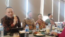 Kepala Perwakilan BI Provinsi Jambi Tedy Arief Budiman saat memberikan kata sambutan di Jambi, Selasa (1/9/2026).(poto: istimewa).