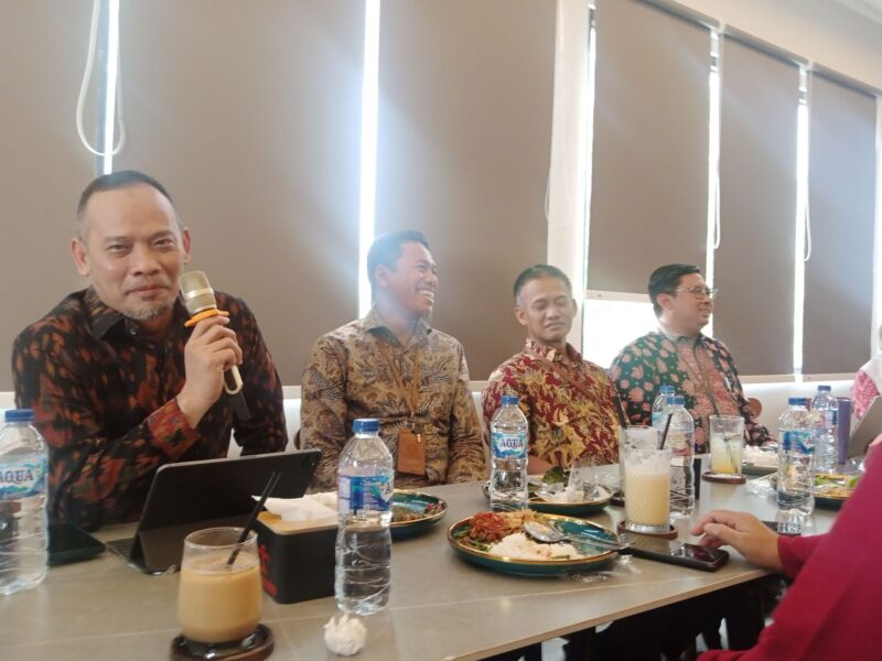 Kepala Perwakilan BI Provinsi Jambi Tedy Arief Budiman saat memberikan kata sambutan di Jambi, Selasa (1/9/2026).(poto: istimewa).
