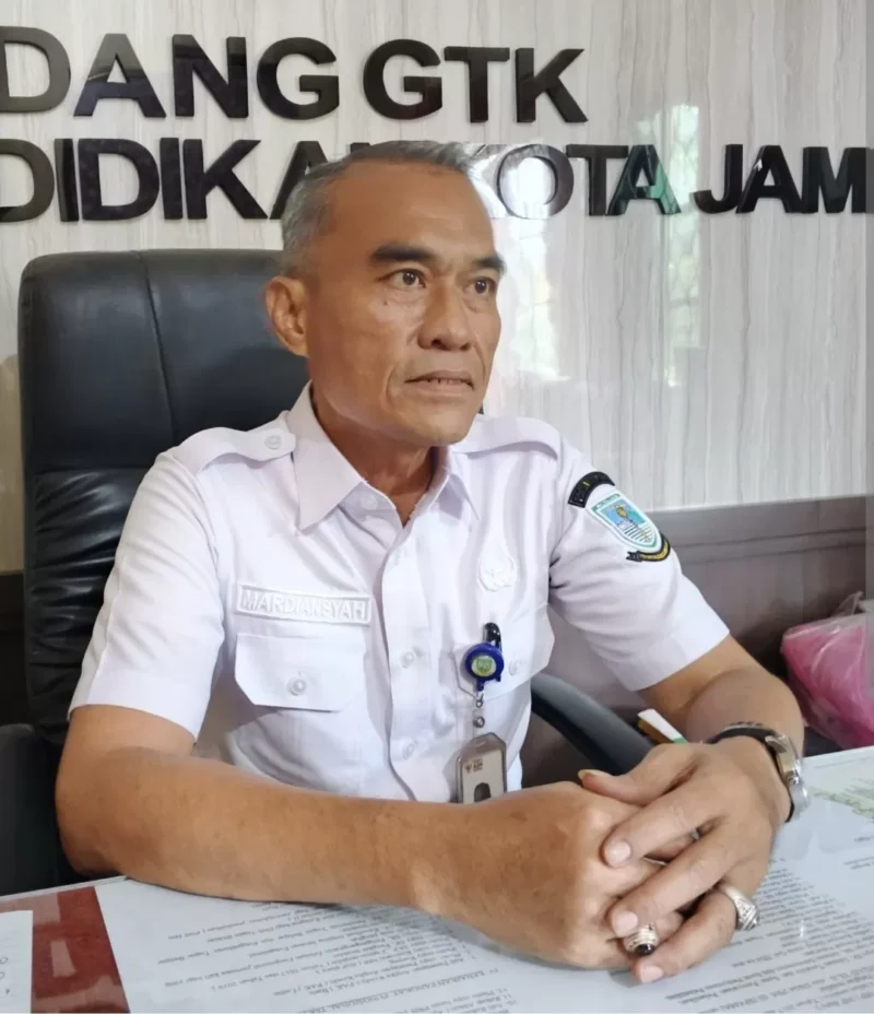 Pemkot Jambi menunjuk Mardiansyah sebagai pelaksana tugas kadisdik baru menggantikan Sugiyono.Poto: istimewa).
