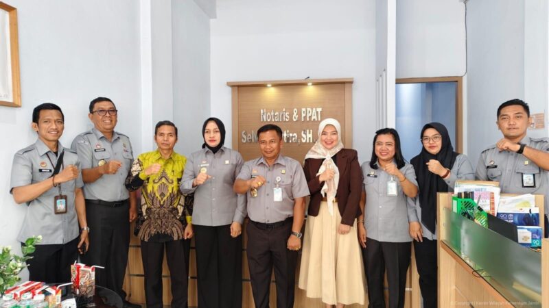 Tim Pengawas Kemenkum Jambi mengawal audit kepatuhan PMPJ Notaris di Kabupaten Kerinci dan Kota Sungai Penuh pada 10 dan 11 September 2026.(poto: jambilink.id).