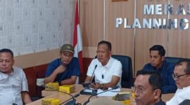 Rapat koordinasi perencanaan teknis Sekolah Rakyat pada Jumat (4/9).(poto: meranginkab.).