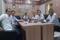 Pemkab Merangin menggelar Rapat Koordinasi Pengendalian Inflasi Daerah secara daring di ruang Media Center Bappeda Merangin pada Rabu (23/9).(poto: kominfo).