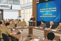 Ilustrasi seleksi kepala OPD Sungai Penuh.(poto: AI).