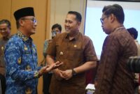 Bupati Merangin M. Syukur menghadiri acara Rakor Pembinaan Manajemen ASN se-Provinsi Jambi di Hotel Amaris Bungo pada Kamis (3/9).(poto: meranginkab.).