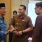 Bupati Merangin M. Syukur menghadiri acara Rakor Pembinaan Manajemen ASN se-Provinsi Jambi di Hotel Amaris Bungo pada Kamis (3/9).(poto: meranginkab.).