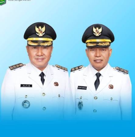 Walikota Alfin dan Wakil Walikota Azhar Hamzah.(poto: istimewa).