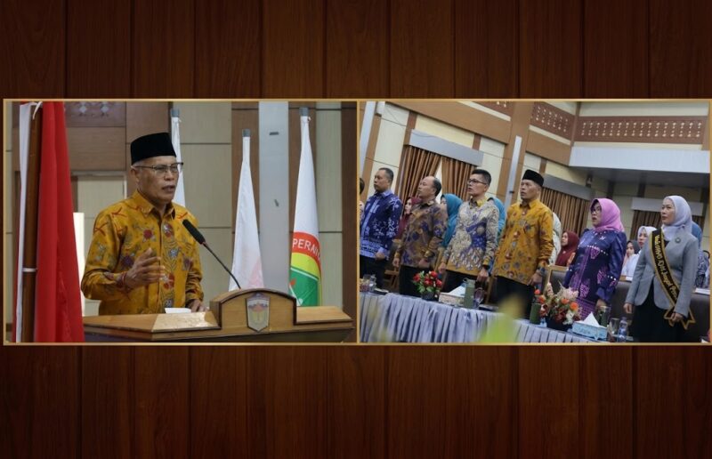 Wakil Wali Kota Sungai Penuh Azhar Hamzah membuka kelas parenting orang tua Pendidikan Anak Usia Dini (PAUD) tingkat kota di Aula Kantor Wali Kota Sungai Penuh pada Sabtu (3/10).(poto: oegopost.id).