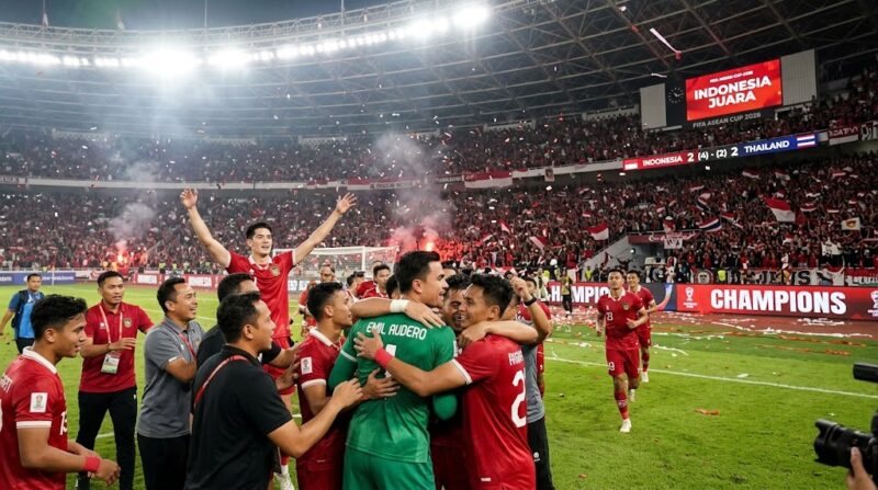 Ilustrasi: Indonesia juara FIFA ASEAN CUP 2026.(poto: AI).