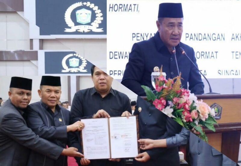 Dewan Perwakilan Rakyat Daerah (DPRD) Kota Sungai Penuh resmi menyetujui Ranperda Perubahan APBD 2026 melalui rapat paripurna pada Rabu malam (30/9).(poto: oegopost.id).