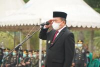 Pemerintah Provinsi Jambi menggelar upacara peringatan Hari Kesaktian Pancasila Jambi di Lapangan Garuda Kantor Gubernur Jambi pada Kamis pagi, 1 Oktober 2026.(poto: jamberita.com).