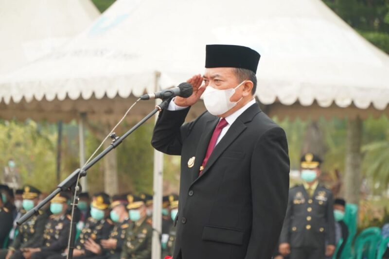 Pemerintah Provinsi Jambi menggelar upacara peringatan Hari Kesaktian Pancasila Jambi di Lapangan Garuda Kantor Gubernur Jambi pada Kamis pagi, 1 Oktober 2026.(poto: jamberita.com).