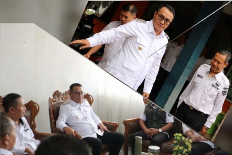 Wali Kota Sungai Penuh, Alfin, menggelar inspeksi mendadak ke kantor BPBD Kota Sungai Penuh.(poto: oegopost.id).