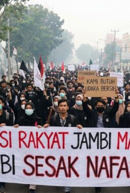 Kabut Asap Mengancam, Aliansi Mahasiswa Jambi Bersiap Geruduk Kantor Gubernur