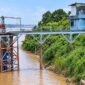 Penampakan kekeruhan Sungai Batanghari.(poto: jambiprima.com).