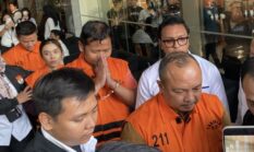 KPK Resmi Tahan Lima Tersangka Korupsi Pengadaan Barang dan Jasa BNPB