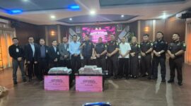 Kepala Kejari Tebo Dr. Alfian Bombing, S.H., M.H., mengumumkan eksekusi putusan peradilan tersebut secara langsung di Aula Kantor Kejari Tebo pada Selasa (6/10/2026).(poto: jambiprima.com).