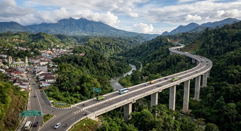 Ilustrasi Plyover Sungai Penuh-Tapan.(poto: AI).