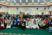 Civitas akademika menyambut hangat agenda penting Duta Besar Palestina Jambi dalam rangkaian forum guest lecturer di Masjid Al-Jami’ah, Kampus Telanaipura.(poto: jambiekspres.id).