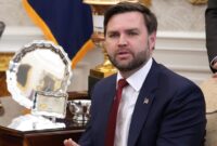 Wakil Presiden Amerika Serikat JD Vance.(poto: kompas.com).