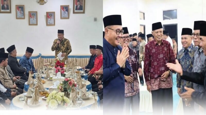 Walikota Alfin saat menerima kunjungan dan aspirasi dari tokoh adat Dusun Baru dan Pondok Tinggi.(poto: arsip).