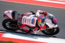 Veda Ega Pratama saat berlaga pada MotoGP Indonesia 2026.(poto: kompas.com).