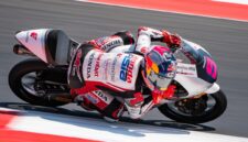 Veda Ega Pratama saat berlaga pada MotoGP Indonesia 2026.(poto: kompas.com).
