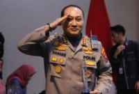 Kombes Pol Nanang Haryono yang langsung dimutasi menjaadi Dirpolairud Polda Jambi padahal baru sertijab sebagai Kapolresta Sleman.(poto: kompas.com).