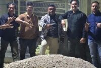 Dugaan adanya produksi pupuk palsu ditemukan di Kampung Cisaladah RT 03/RW 01, Desa Gunung Masigit, Kecamatan Cipatat, Kabupaten Bandung Barat (KBB), Jawa Barat.(poto: kompas.com).