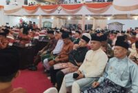 Bupati Tebo Agus Rubiyanto menghadiri Rapat Paripurna DPRD Kabupaten Bungo dalam rangka memperingati HUT ke-61 Kabupaten Bungo pada Senin, 19 Oktober 2026.(poto: jambiprima.com).