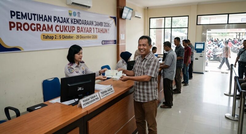 ILUSTRASI: Warga Jambi manfaatkan program pemutihan pajak kendaraan 