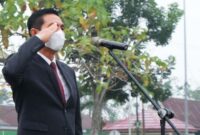 Bupati Batang Hari Mhd. Fadhil Arief memimpin langsung upacara Hari Kesaktian Pancasila 2026 tingkat kabupaten yang berlangsung di Lapangan Alun-Alun Batang Hari, Kamis (1/10/2026).(poto: jamberita.com).
