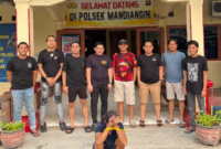 Polisi menangkap tersangka curanmor 17 TKP asal Kota Jambi di Mandiangin, Sarolangun. Pelaku kini menjalani pemeriksaan intensif di Polsek Jambi Selatan.(poto: istimewa).